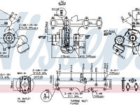 Compresor sistem de supraalimentare 93091 NISSENS pentru Vw Golf Seat Leon Seat Toledo