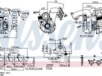 Compresor sistem de supraalimentare 93130 NISSENS pentru Vw Golf Vw Rabbit Vw Touran Vw Jetta Vw Vento Vw Bora Vw Tiguan Vw Beetle Vw Novo Vw Eos Vw Sharan Vw Passat