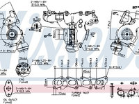 Compresor sistem de supraalimentare 93131 NISSENS pentru Opel Astra Opel Zafira