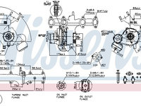 Compresor sistem de supraalimentare 93179 NISSENS pentru Audi A3 Vw Golf Seat Leon