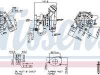 Compresor sistem de supraalimentare 93233 NISSENS pentru Renault Master Nissan Nv400 Renault Trafic Opel Vivaro Nissan Primastar Opel Movano