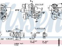 Compresor sistem de supraalimentare 93282 NISSENS pentru Peugeot 207 Peugeot 308 Peugeot 3008 Peugeot 5008