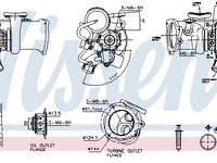 Compresor sistem de supraalimentare 93454 NISSENS pentru Ford C-max Ford Grand