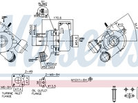 Compresor sistem de supraalimentare 93491 NISSENS pentru Alfa romeo 147 Alfa romeo 156 Alfa romeo Gt Fiat Stilo