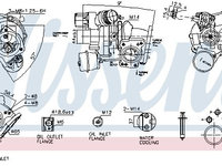 Compresor,sistem de supraalimentare NISSENS 93557