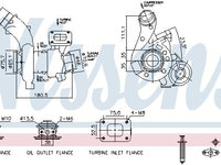 Compresor,sistem de supraalimentare NISSENS 93702