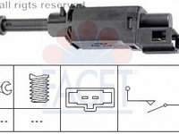 Comutator actionare ambreiaj tempomat 7 1143 FACET pentru Vw Passat Vw Sharan Ford Galaxy Seat Toledo Vw Eurovan Vw Transporter Audi A3 Seat Alhambra Skoda Octavia Vw Golf Seat Arosa Vw Lupo Audi Tt Vw Bora Vw Jetta Vw Beetle Vw New Vw Novo