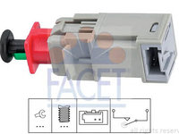 Comutator actionare ambreiaj (Tempomat) FIAT PUNTO EVO (199) - OEM - FACET: 1-810-207 - W02624239 - LIVRARE DIN STOC in 24 ore!!!