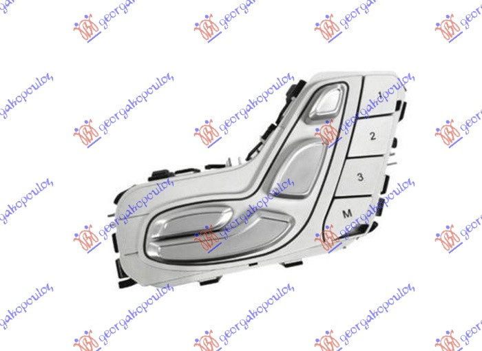 COMUTATOR AJUSTARE SCAUN SOFER (LUMINA ALBA) (CU MEMORIE) (3PIN) DR. , MERCEDES, MERCEDES E CLASS (W213) 20-23, 540207181