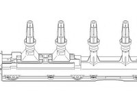 Comutator aprindere Citroen XANTIA (X1), Citroen ZX (N2), PEUGEOT 306 hatchback (7A, 7C, N3, N5) - TOPRAN 721 904