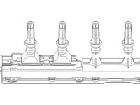 Comutator aprindere PEUGEOT 806 (221), Citroen XANTIA (X1), PEUGEOT 306 hatchback (7A, 7C, N3, N5) - TOPRAN 721 905