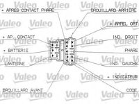 Comutator coloana directie PEUGEOT 206 Van - OEM - VALEO: VAL251311|251311 - Cod intern: W02134819 - LIVRARE DIN STOC in 24 ore!!!