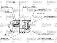 Comutator coloana directie RENAULT MASTER I platou / sasiu (P) (1980 - 1998) VALEO 251328 piesa NOUA