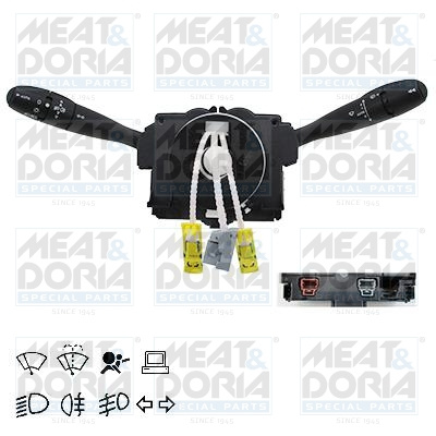 Comutator combinat sub volan control computer Indicatorii lumini stergator CITROEN C5 III PEUGEOT 206 406 11.95- MEAT-DORIA 23359