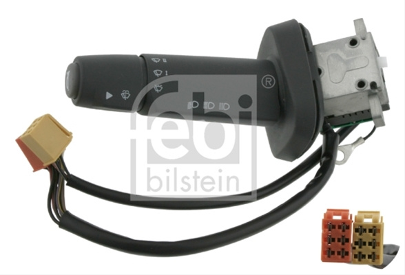 Comutator, far; bloc lumini de control; comutator stergator; coloana directie; comutator,claxon; comutator,intermitenta stergator parbriz FEBI BILSTEIN 24448 OE 81.25509.0085