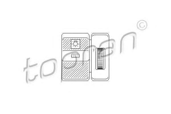 Comutator, far VW TRANSPORTER Mk IV platou / sasiu