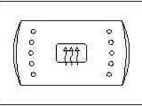 Comutator incalzire luneta VW GOLF IV (1J1) TOPRAN 108 883