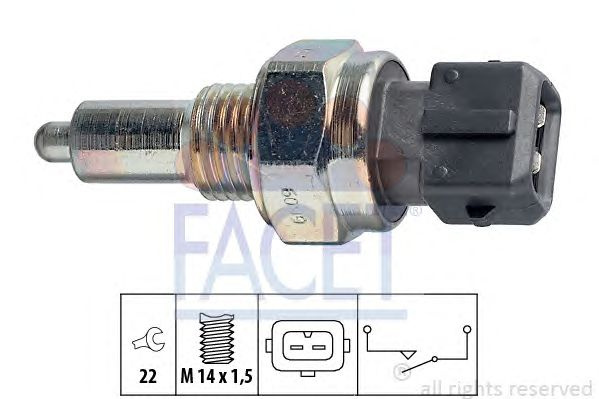 Comutator lampa marsarier AUDI A4 (8EC, B7) - Cod intern: W20239396 - LIVRARE DIN STOC in 24 ore!!!