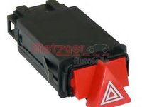 Comutator ,lumini de avarie AUDI A6 limuzina (4B2, C5), AUDI A6 Avant (4B5, C5), AUDI ALLROAD combi (4BH, C5) - METZGER 0916009