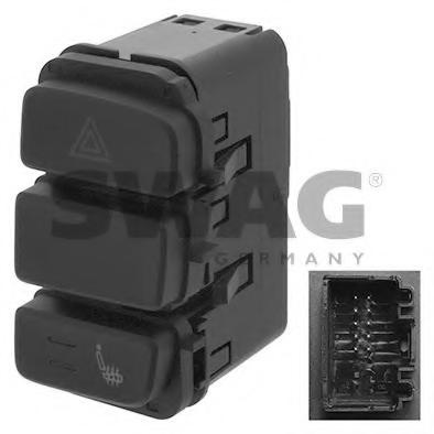 Comutator ,lumini de avarie VW UP, SEAT Mii (KF1_) - SWAG 30 94 4395