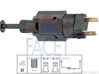 Comutator lumini frana DAEWOO CIELO (KLETN) - OEM - FACET: 1-810-050 - W02624067 - LIVRARE DIN STOC in 24 ore!!!