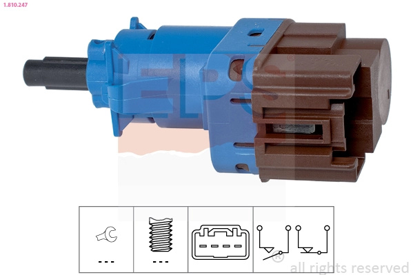 Comutator lumini frana EPS IVECO DAILY V caroserie 2011-2014 - 1.810.247