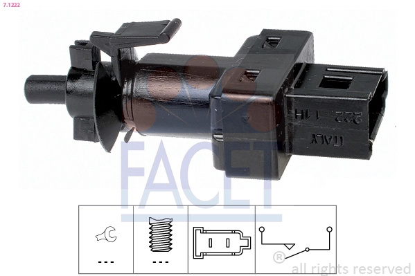 Comutator lumini frana FACET 7.1222