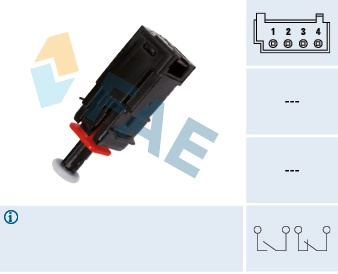 Comutator lumini frana FAE OPEL VECTRA C GTS (Z02) 2002-2009 - 24795