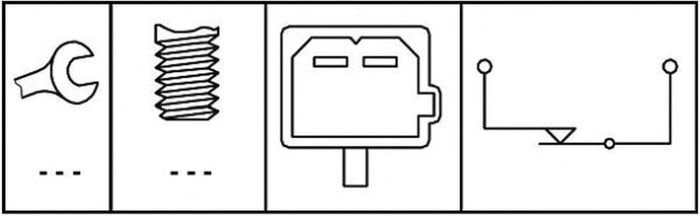 Comutator lumini frana FIAT DOBLO microbus 223 119