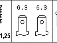 Comutator lumini frana MAZDA 323 S V BA HELLA 6DF007364001