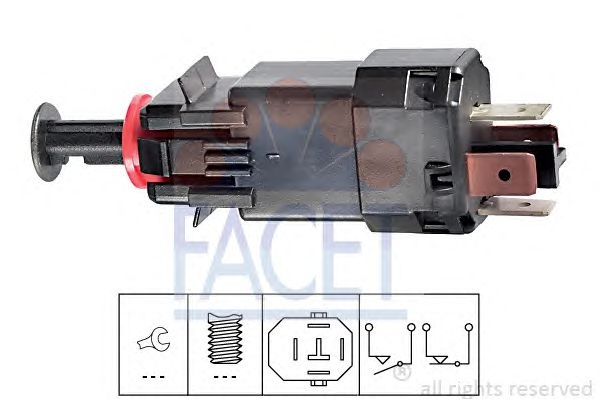Comutator lumini frana OPEL CORSA C (F08, F68) - Cod intern: W20239518 - LIVRARE DIN STOC in 24 ore!!!