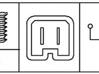 Comutator lumini frana PEUGEOT 406 Break 8E F HELLA 6DD179465121