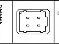 Comutator Stop MITSUBISHI COLT CZC Cabriolet RG HELLA 6DD008622371