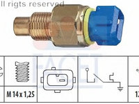 Comutator temperatura racire 7 4131 FACET pentru Peugeot 106 1991 1992 1993 1994 1995 1996