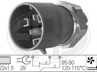 Comutator temperatura ventilator radiator 330223 ERA pentru Opel Vectra Opel Calibra