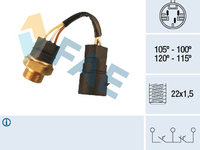 Comutator temperatura, ventilator radiator (38220 FAE) OPEL