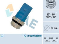 Comutator temperatura, ventilator radiator AUDI A8 (4D2, 4D8) (1994 - 2002) FAE 38391 piesa NOUA