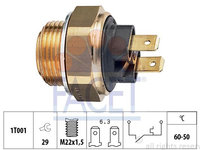 Comutator temperatura, ventilator radiator FACET 7.5034