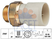 Comutator temperatura, ventilator radiator FACET 7.5688