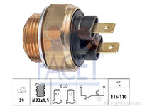 Comutator temperatura, ventilator radiator FACET 7.5135