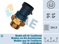 Comutator temperatura, ventilator radiator PEUGEOT BOXER bus (230P) (1994 - 2002) FAE 37910 piesa NOUA