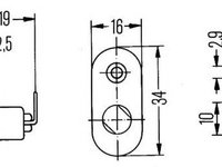 Comutator usa BMW 3 Cabriolet E36 HELLA 6ZF004365011