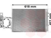 Condensator, climatizare (06005481 VAN WEZEL) BMW