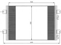 Condensator climatizare 35542 NRF pentru Renault Megane Renault ScEnic Dacia Logan Renault Logan Renault Tondar Dacia Sandero