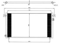 Condensator climatizare 35574 NRF pentru Nissan Patrol