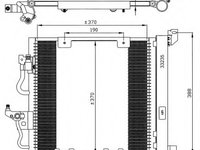 Condensator climatizare 35598 NRF pentru Opel Astra Opel Zafira