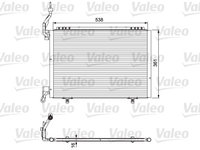 Condensator, climatizare (814075 VALEO) FORD