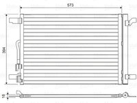 Condensator, climatizare (814301 VALEO) AUDI,SEAT,SKODA,VW