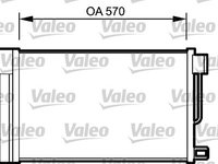 Condensator, climatizare (818193 VALEO) ALFA ROMEO,Citroen,FIAT,OPEL,PEUGEOT,VAUXHALL