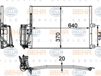 Condensator, climatizare (8FC351036031 HELLA) HOLDEN,OPEL,VAUXHALL